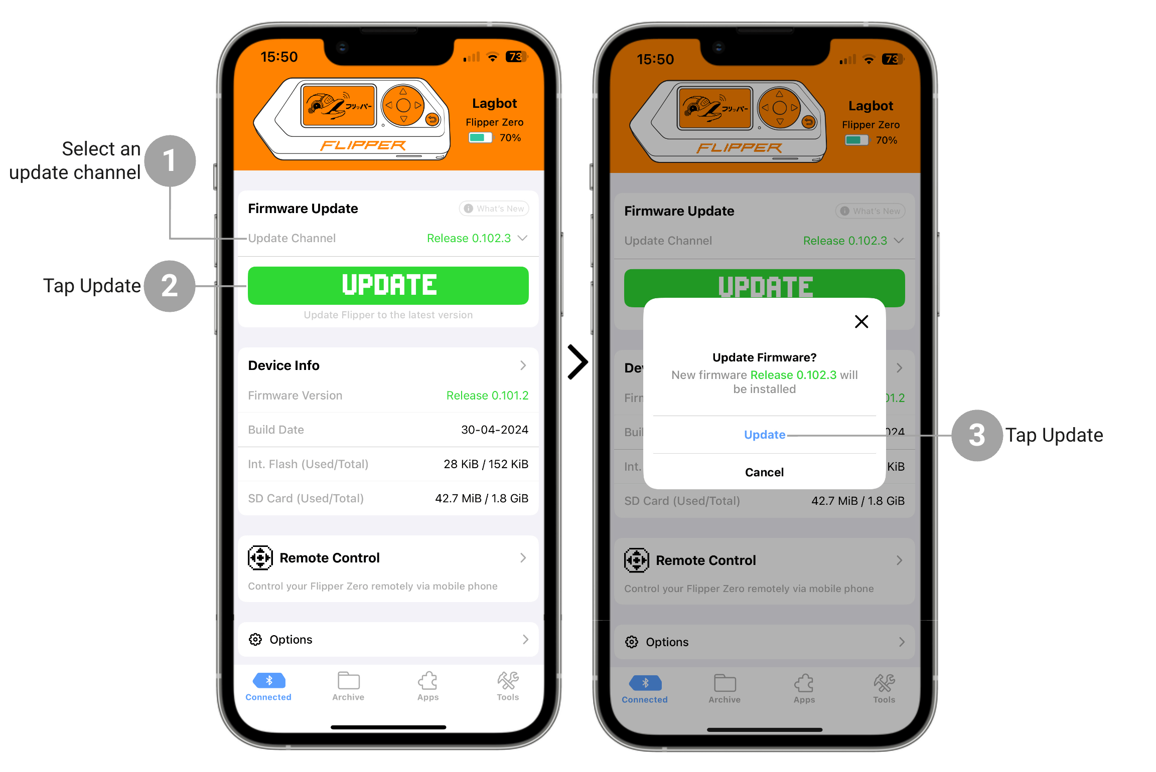 Aktualizace firmwaru